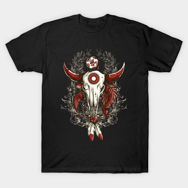 Creature Skull T-Shirt by inkExtreme